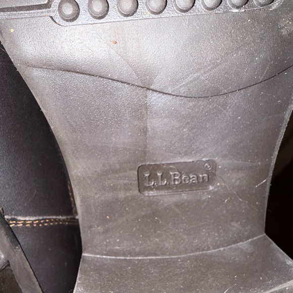 👢 L.L.Bean Brown Leather Chelsea Ankle Boots Women’s 9 Made in Portugal - Picture 13 of 14